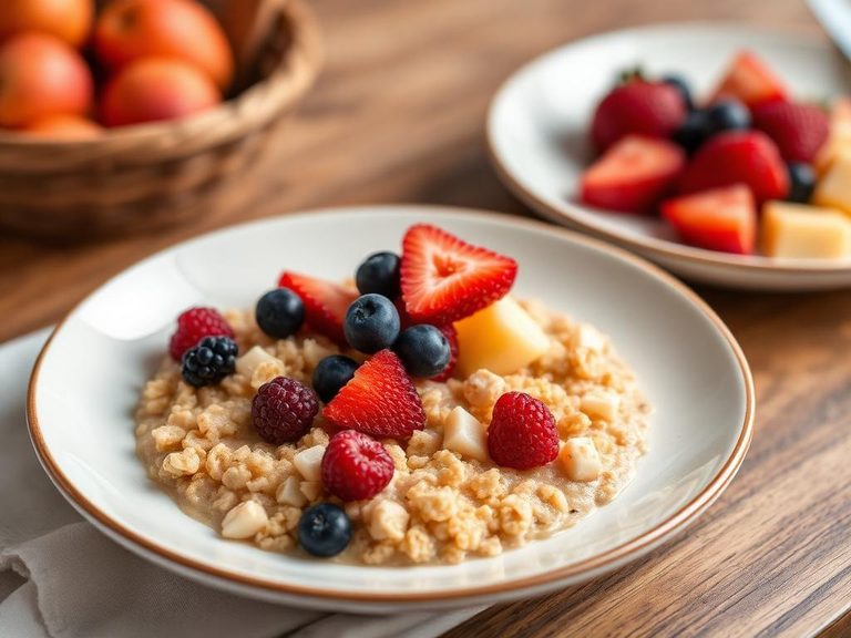 Warm Cereal with Fruit