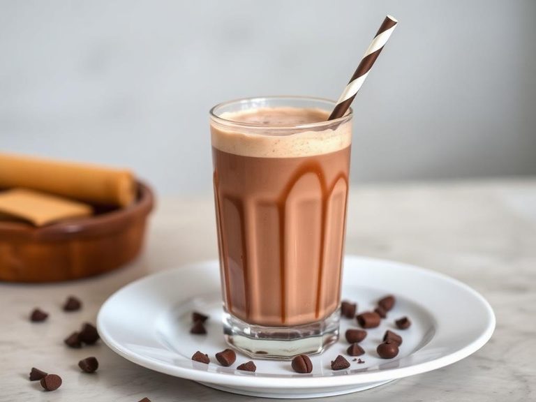Warm Chocolate Malt Milk