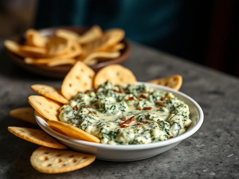 Warm Spinach Artichoke Dip