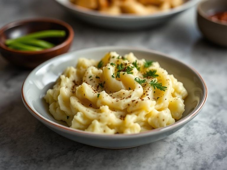 Wasabi mashed potatoes