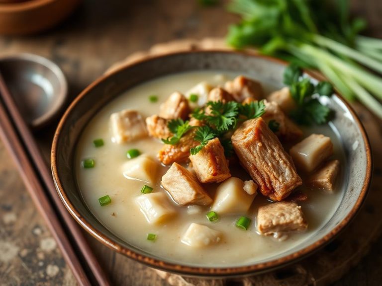 Waxgourd and Chicken Congee