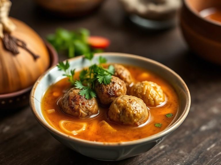Waxgourd and Pork Meatball Soup