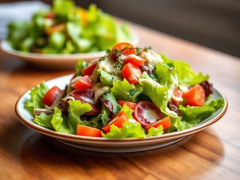 Wedge Salad (as a leafy bed)