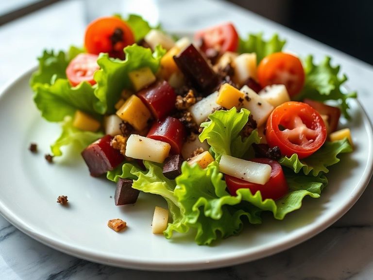 Wedge Salad with a light twist