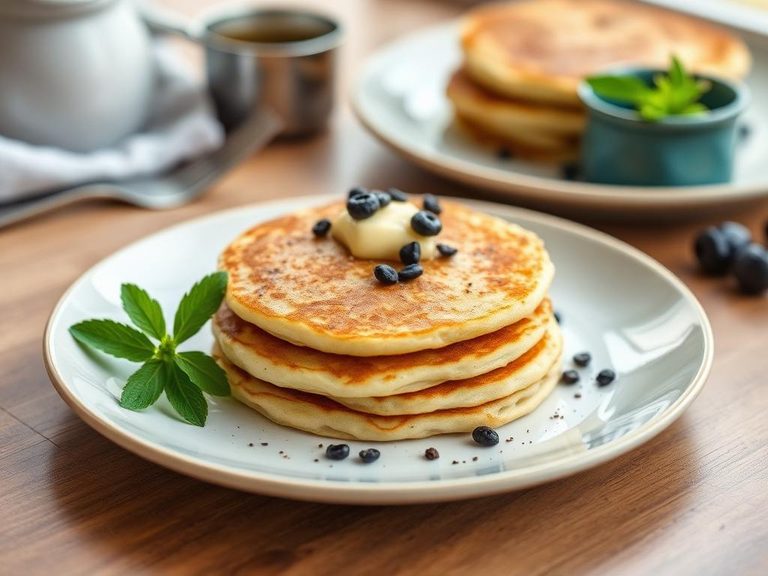 Wheat germ pancakes