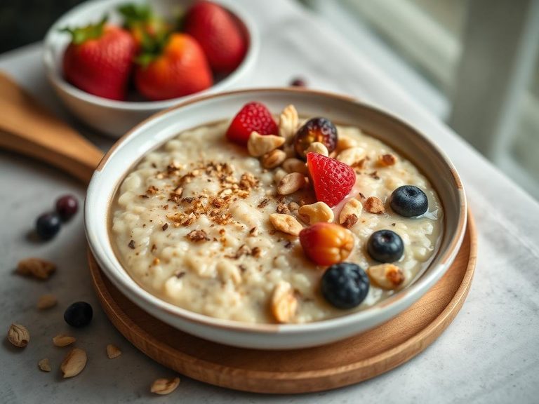 Wheatena Porridge with Fruit and Nuts