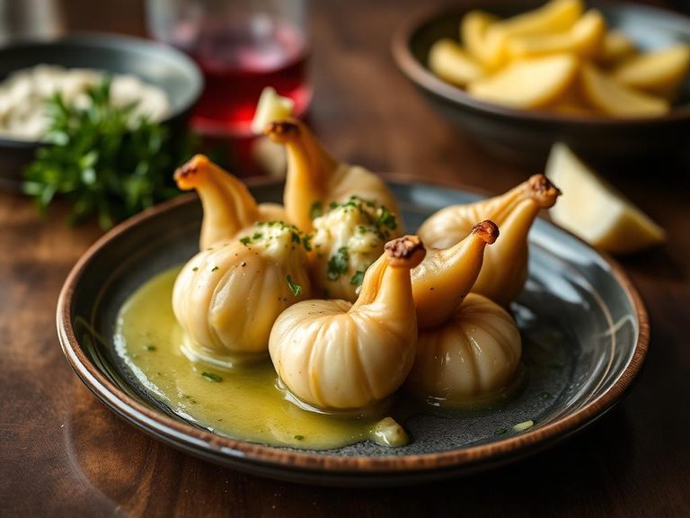 Whelk in Garlic Butter