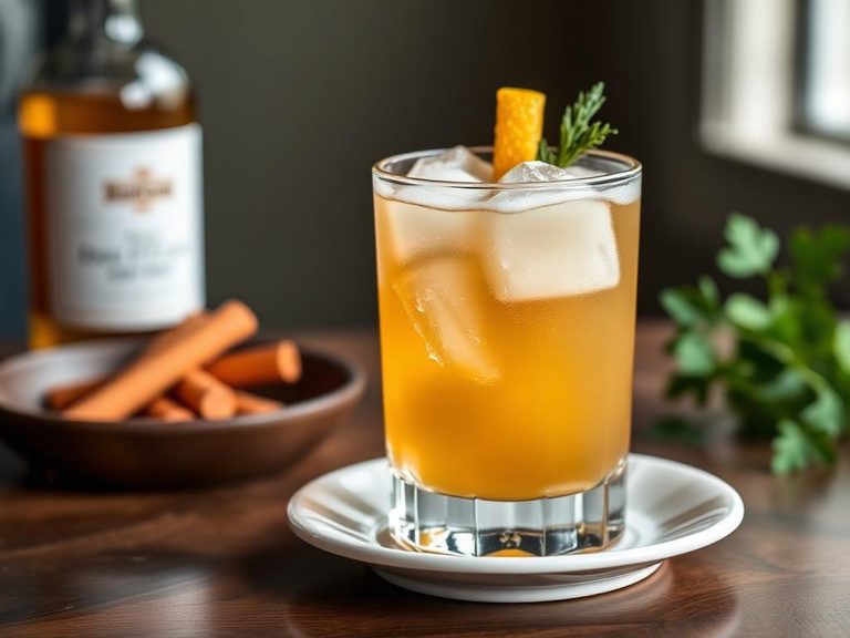 Whiskey Sour Mocktail
