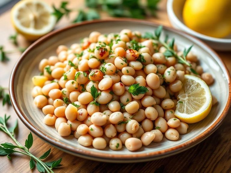 White Bean Salad with Lemon and Herbs