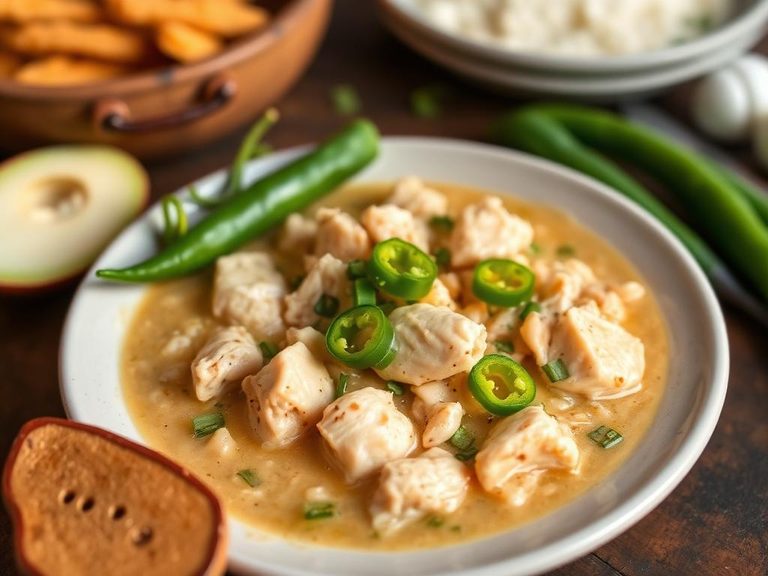 White Chicken Chili with Green Chiles