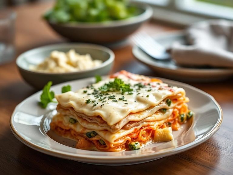 White Chicken Lasagna