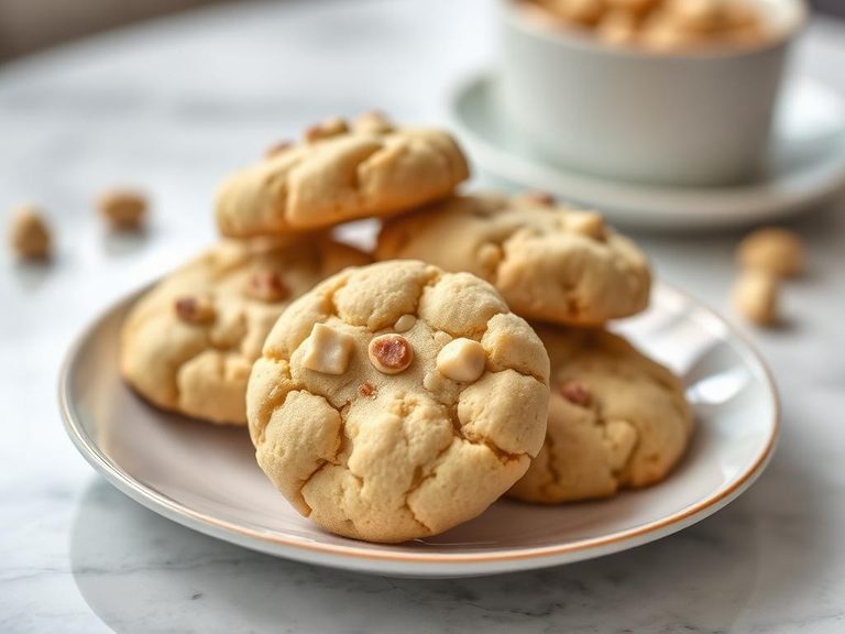White chocolate macadamia nut cookies