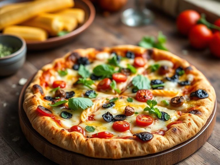 Whole Wheat Veggie Pan Pizza