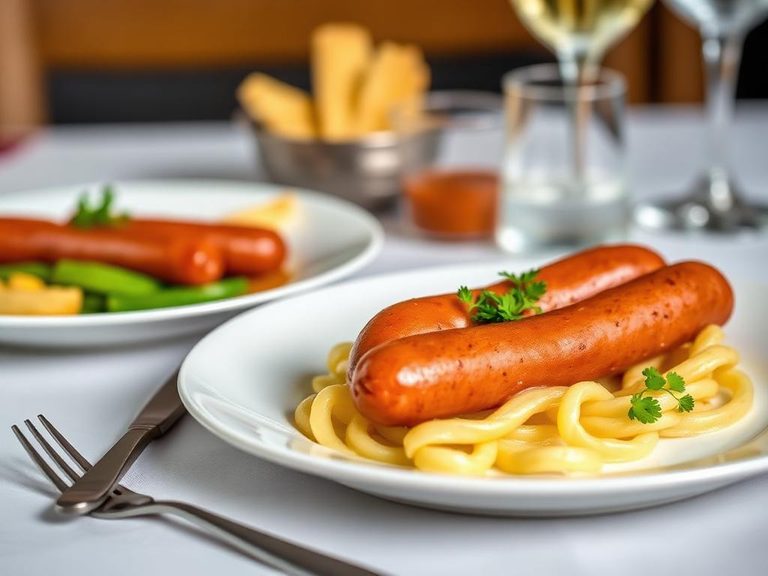 Wiener Würstchen im Schlafrock