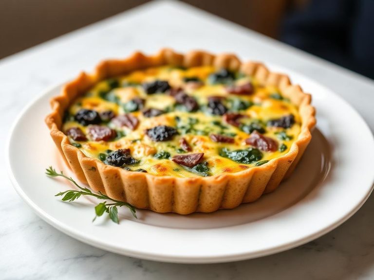 Wild Green Quiche