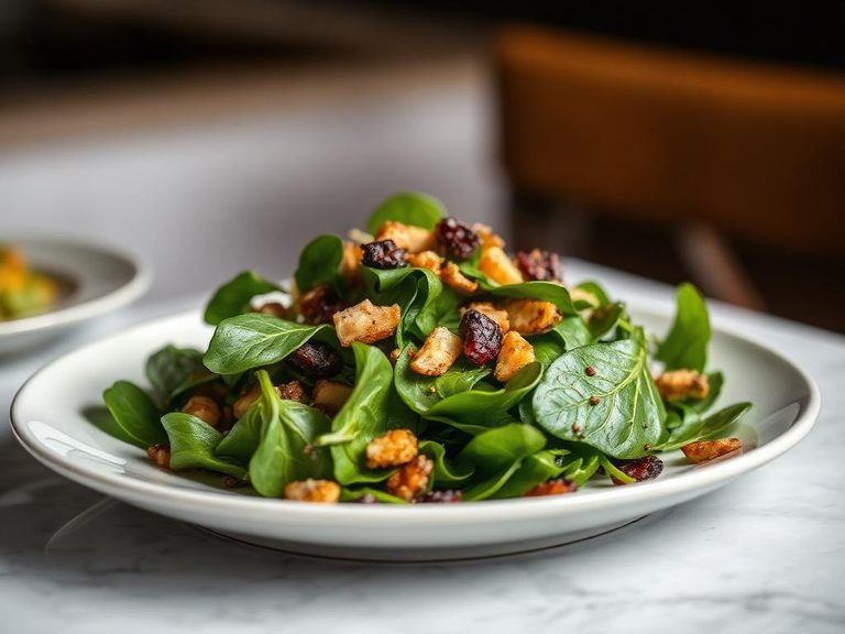 Wilted Spinach Salad