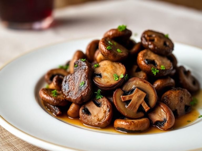 Wine-Braised Mushrooms
