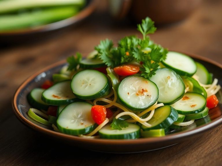 Wood Ear and Cucumber Salad