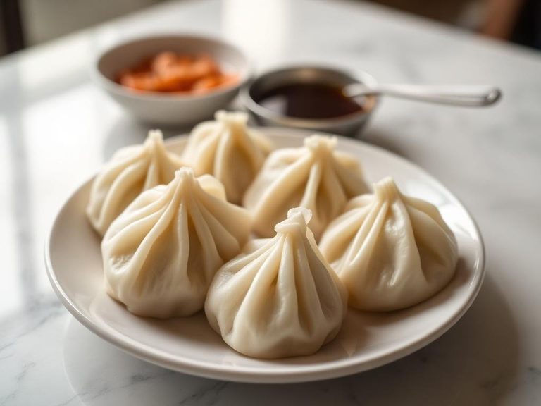 Xiao Long Bao (soup dumpling, though wrapped differently)