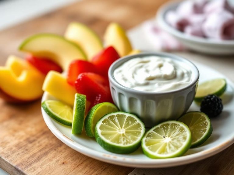 Yogurt-based Key Lime Dip for Fruit