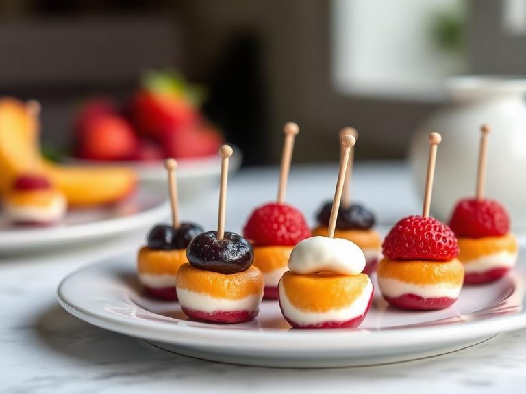Yogurt-Dipped Fruit Bites