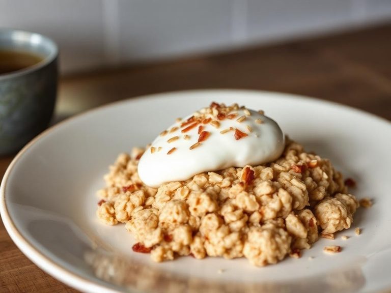 Yogurt-Infused Oatmeal Topping