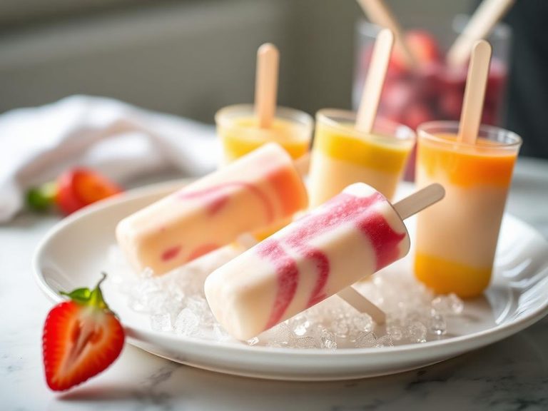 Yogurt Tube Popsicles