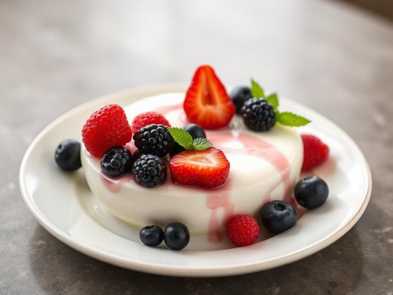 Yogurt with Berries