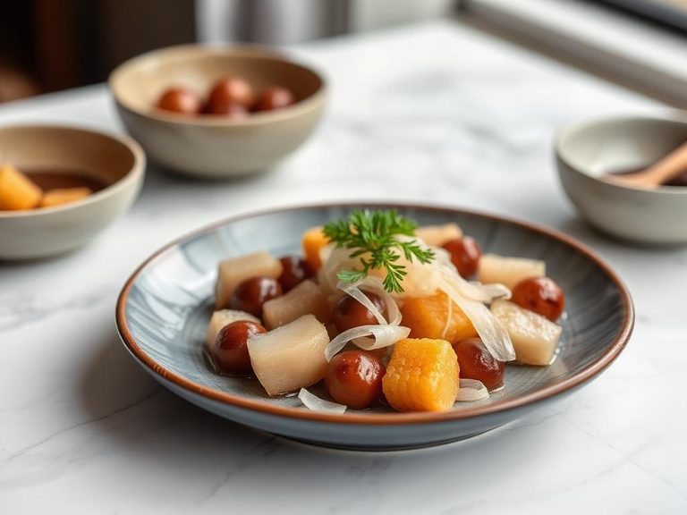 Yokan with chestnuts