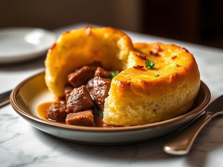 Yorkshire Pudding with Roast Beef