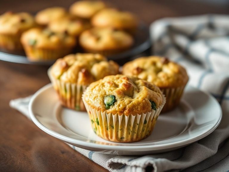 Zucchini Cheese Muffins