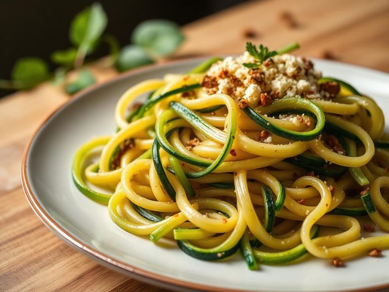Zucchini Ribbon Pasta