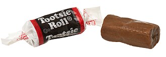 Candies, TOOTSIE ROLL, chocolate-flavor roll