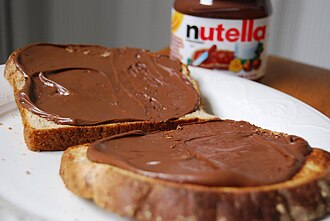 Chocolate-flavored hazelnut spread