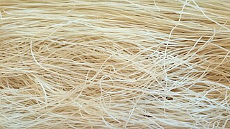 Rice noodles, cooked