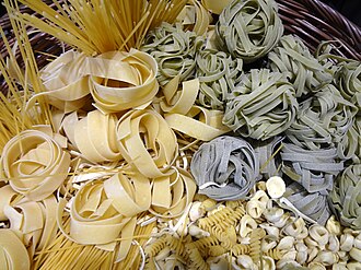 Pasta, cooked, enriched, without added salt