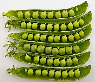 Peas, green, raw