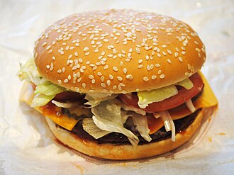 BURGER KING, DOUBLE WHOPPER, no cheese