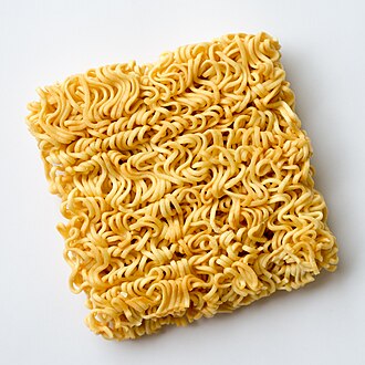 Soup, ramen noodle, dry, any flavor, reduced fat, reduced sodium