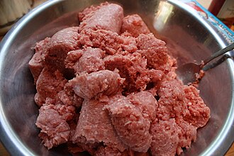 Turkey, ground, 93% lean, 7% fat, raw