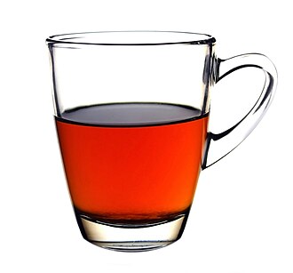 Beverages, tea, black, brewed, prepared with tap water