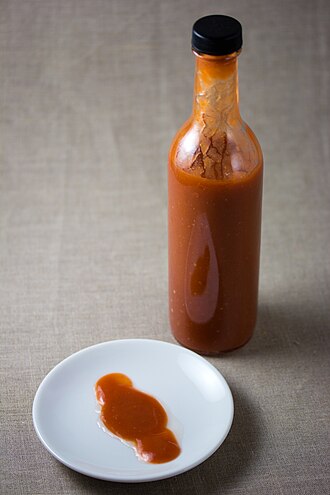 Sauce, ready-to-serve, pepper or hot