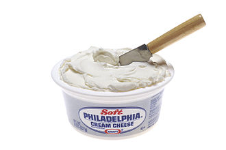 Cream cheese, full fat, block