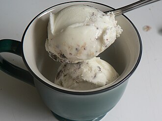 Frozen yogurt, vanilla