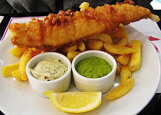 Fish, white, mixed species, fried