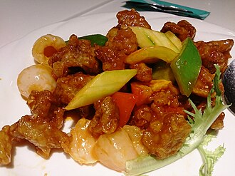 Sweet and sour chicken or turkey