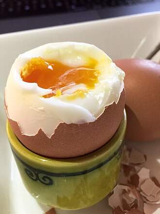 Egg, whole, boiled or poached