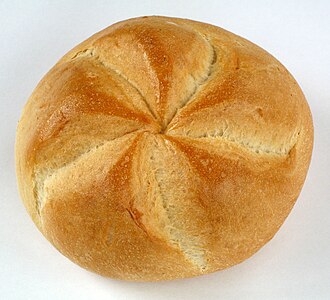 Roll, hard, NS as to major flour