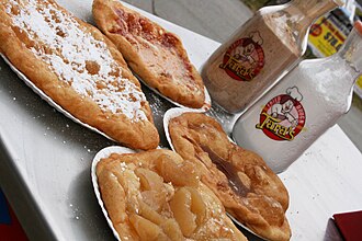 Bread, dough, fried