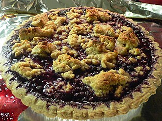 Pie, blueberry